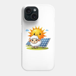 Solar Farm Illustration Phone Case