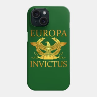 Europa Invictus - Gold Eagle on Green Phone Case