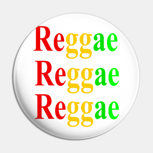 Reggae Music Lover Rasta Colors Jamaican colours Jamaica Pin