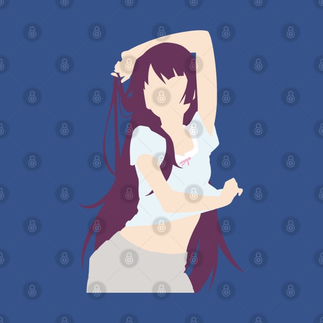 Senjougahara Minimalist Ver.2 by ZeroKara