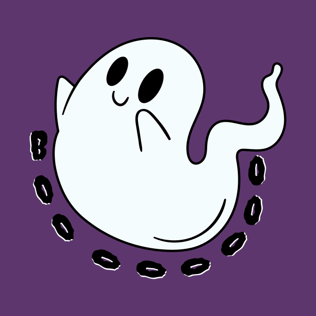 Booooooooo! Cute Ghost by Magitasy