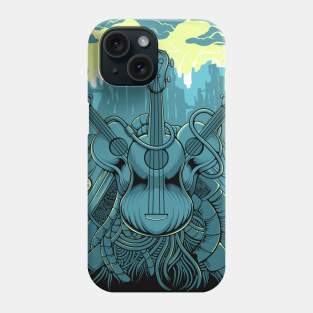 Guitar robot musical instrument Phone Case