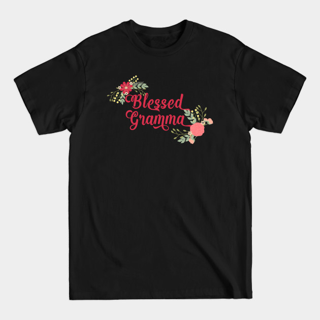 Discover Blessed Gramma Floral Christian Grandma Gift - Gramma - T-Shirt