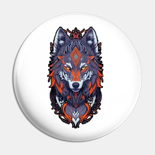 Wolf Artistry Pin