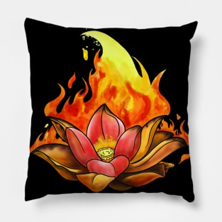 Phoenix Lotus Pillow