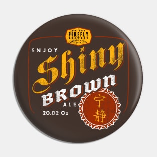 Shiny Brown Ale Pin