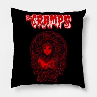 the cramps flamejob Pillow