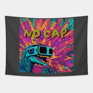 No Cap VR Dino Tapestry