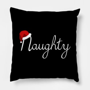 Naughty Nice Naught List Pillow