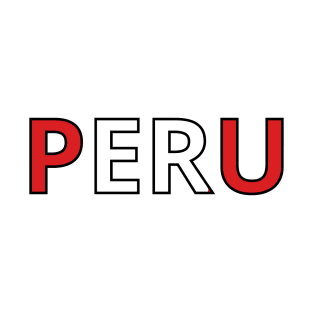 Drapeau  Peru T-Shirt