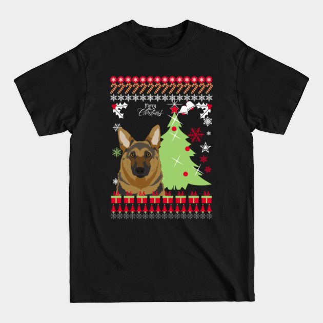 Disover German shepherd Ugly Christmas Sweater - German Shepherd - T-Shirt