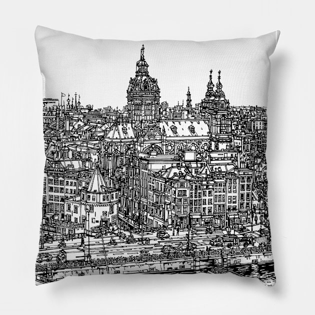 Amsterdam Pillow by valery in the gallery