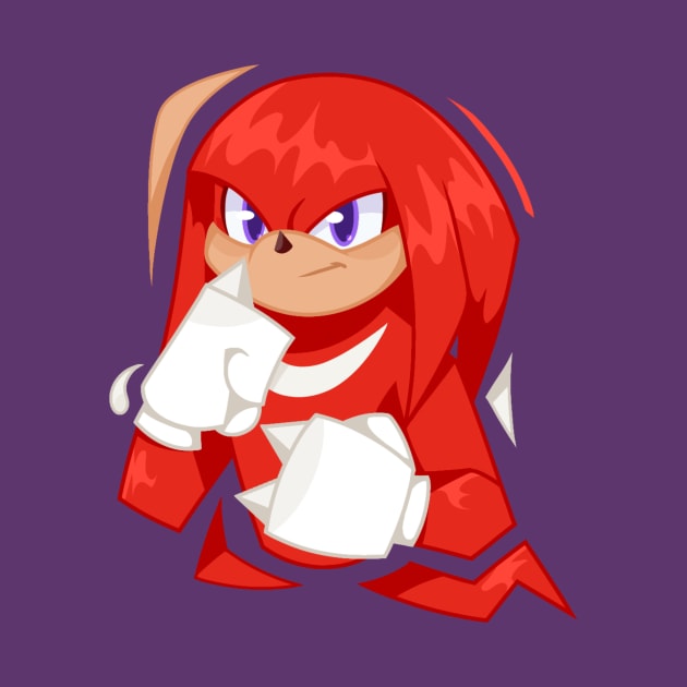 Red Echidna by Imaplatypus