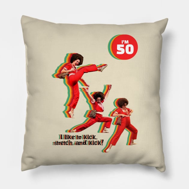 im 50 - sally omalley im 50 Pillow by gulymaiden