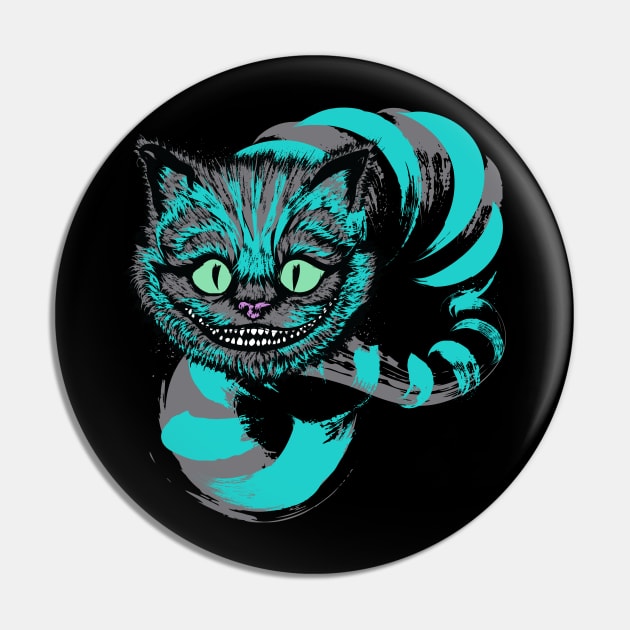 Grinning like a Cheshire Cat Pin by DrMonekers