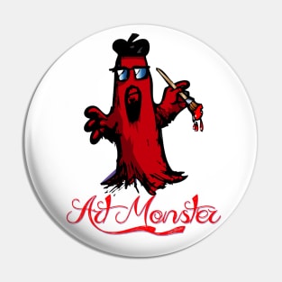 Art Monster Pin