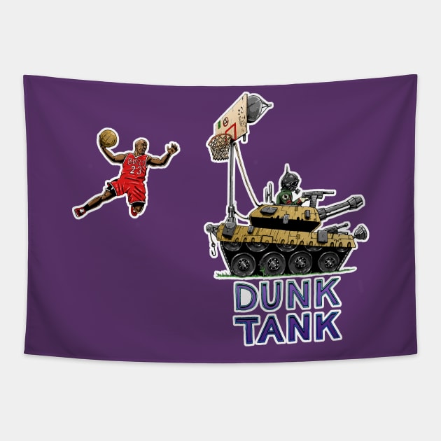 Dunk Tank Tapestry by IggyMonster