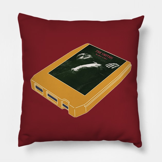 🎶 8 TRACK - The Smiths - The Queen is Dead Pillow by INLE Designs