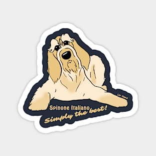 Spinone Italiano bright - Simply the best Magnet