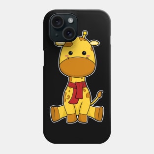 Giraffe with Scarf Phone Case