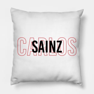 Carlos Sainz Driver Name - 2022 Season #3 Pillow