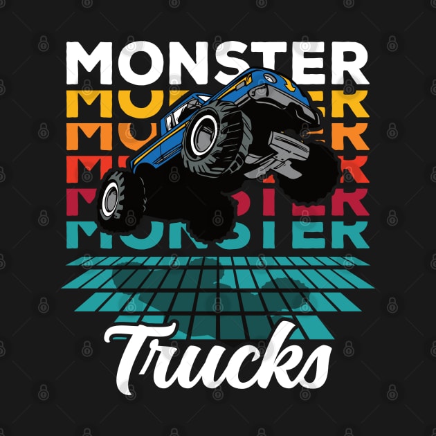 Monster Trucks Vintage 4x4 by RadStar