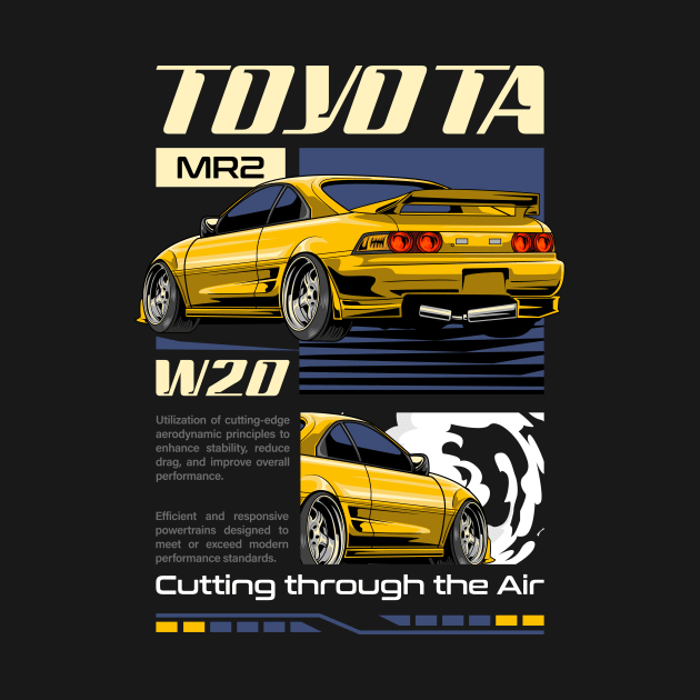 Toyota MR2 W20 Car by milatees