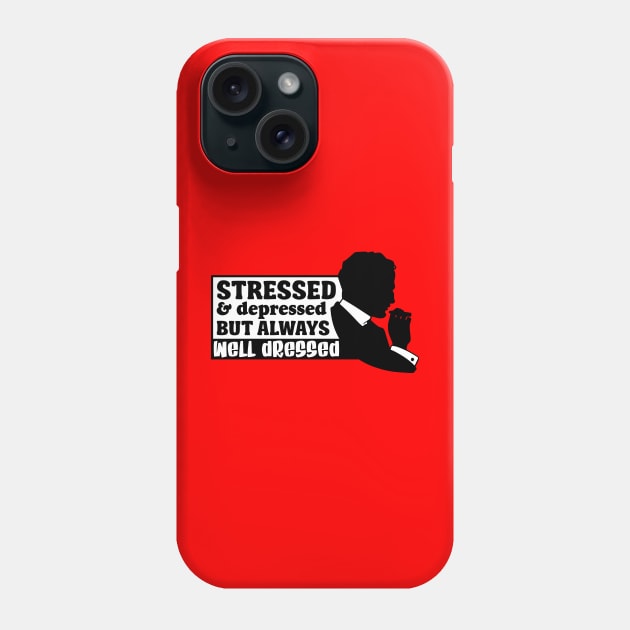 Stressed & Depressed Phone Case by Capricornus Graphics