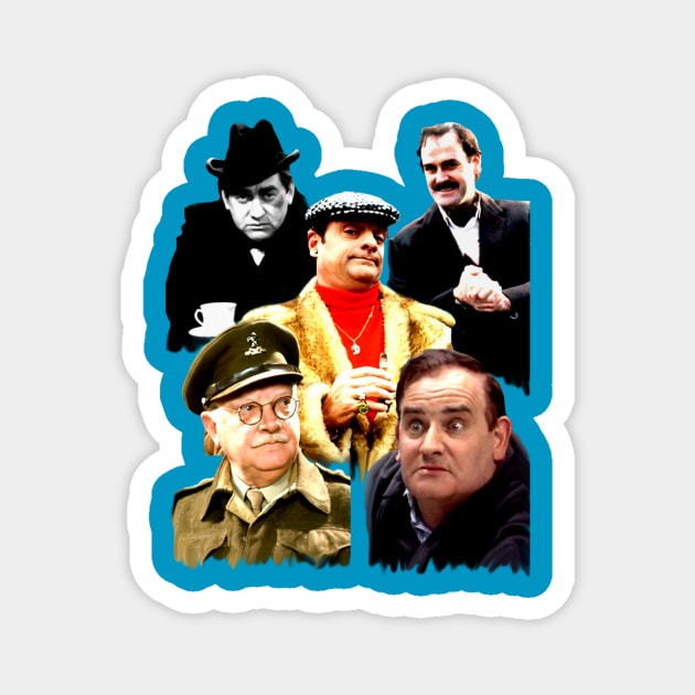 British tv comedy legends Magnet by Diversions pop culture designs