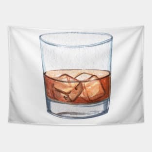 Alcohol drink with ice Tapestry