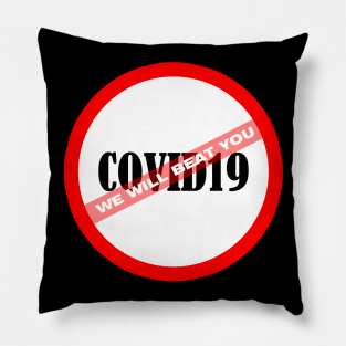 Covid 19 Corona Virus Pillow - covid 19 by wizoo t sherit