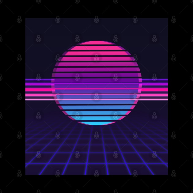 Purple Retro Futurism by edmproject