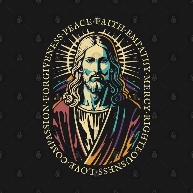 Jesus Christ Love Faith Christian Gift Idea by PugSwagClothing