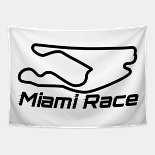 Miami Race Day Tapestry