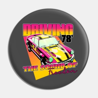 Classic Car Racer Pin