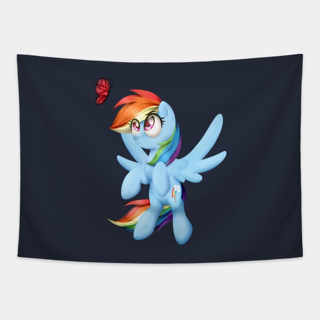 Rainbow Dash Tapestry by WaveCipher