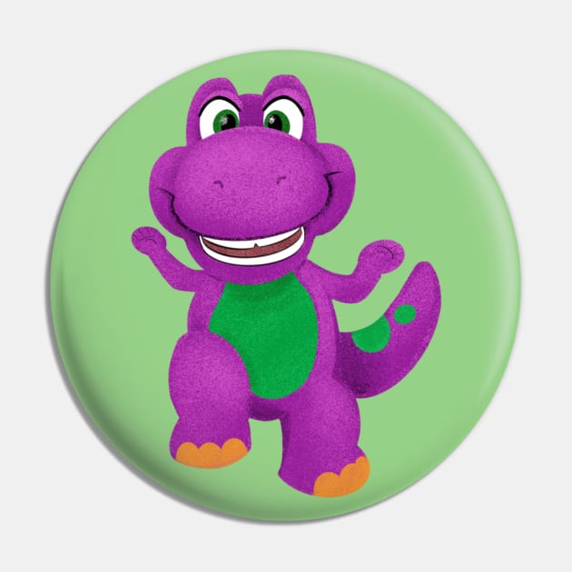 Barney Pin by AmyNewBlue