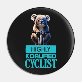 Just a Highly Koalified Cyclist Koala 2 Pin