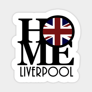 HOME Liverpool (UK Flag) Magnet