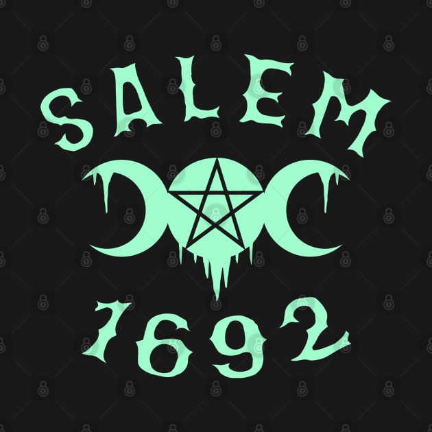 Wiccan Occult Satanic Witchcraft Salem 1692 by Tshirt Samurai