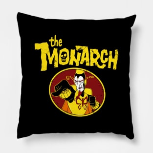 Mighty Monarch (Black Print) Pillow