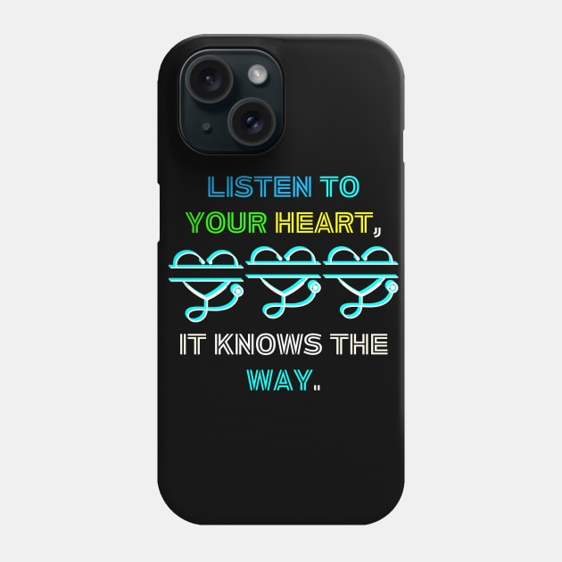 stethoscope nurse Phone Case by Muminmed