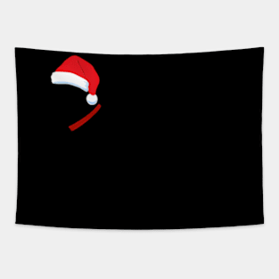 Black Lab Santa Santa Labrador Tapestry