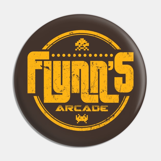 Flynn's Arcade Pin by MindsparkCreative