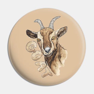 It's Goat Time Pin