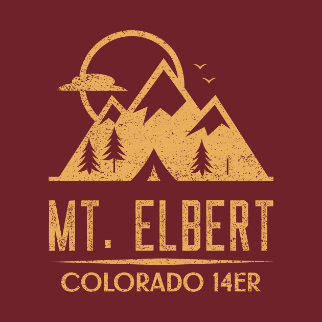 MOUNT ELBERT COLORADO 14ER by Cult Classics