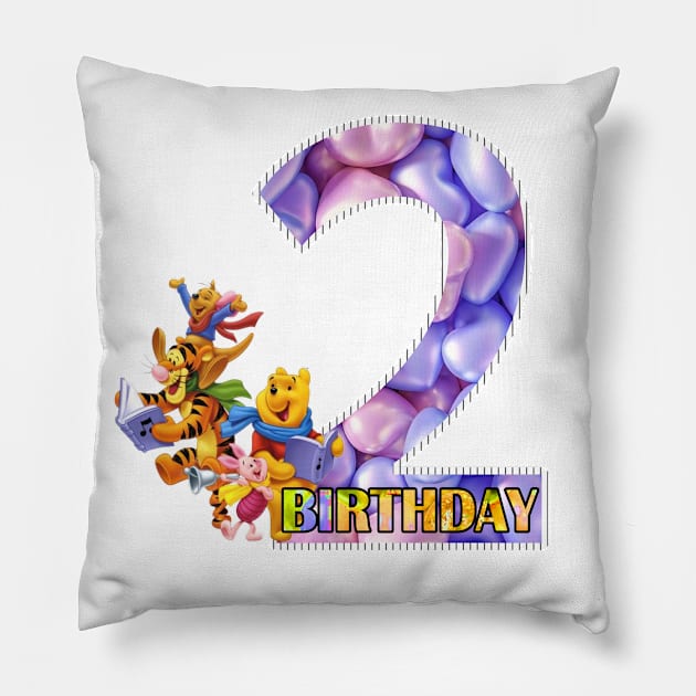 2nd birthday Pillow by Alraziq