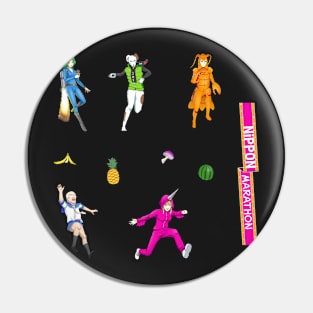 Nippon Marathon Stickers: Let's Party Pin