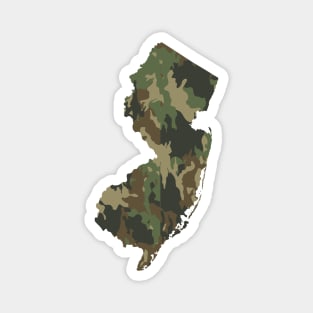 New Jersey Hunting Camo Magnet