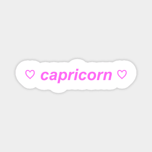 "capricorn"  ♡ Y2K zodiac slogan Magnet